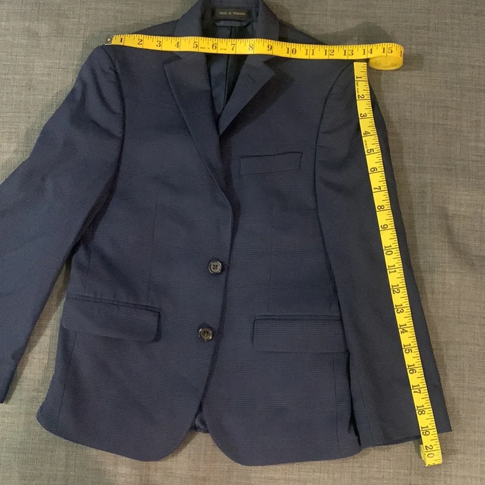 Lauren Ralph Lauren Boys Blazer Navy Dark Blue 10R Pockets School Church Party